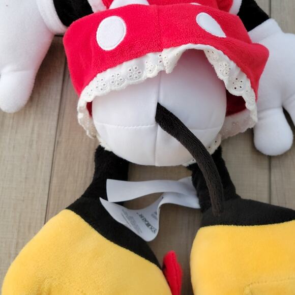 Disney Store Minnie Mouse Red Polka Dot Dress 20" Plush - Picture 10 of 10